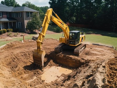 John Trombley Construction excavation work