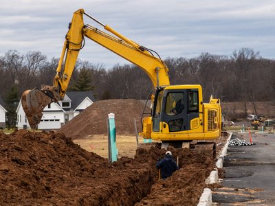 John Trombley Construction excavation work